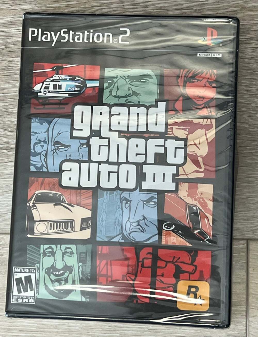 Grand Theft Auto III GTA 3 PS2 New Sealed Black Label Rockstar Games 2001
